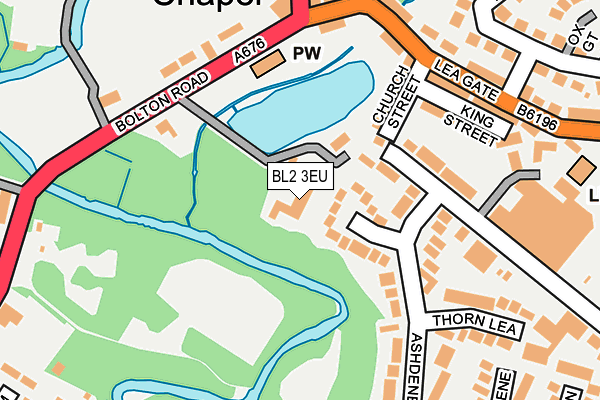 BL2 3EU map - OS OpenMap – Local (Ordnance Survey)