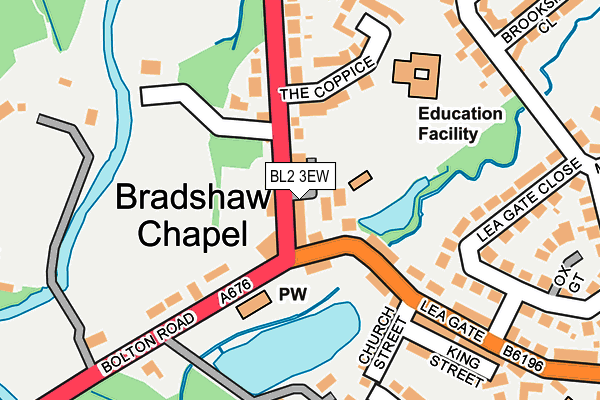 Map of BEPPE'S BRADSHAW LTD at local scale