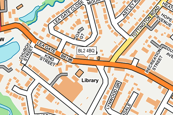 BL2 4BQ map - OS OpenMap – Local (Ordnance Survey)