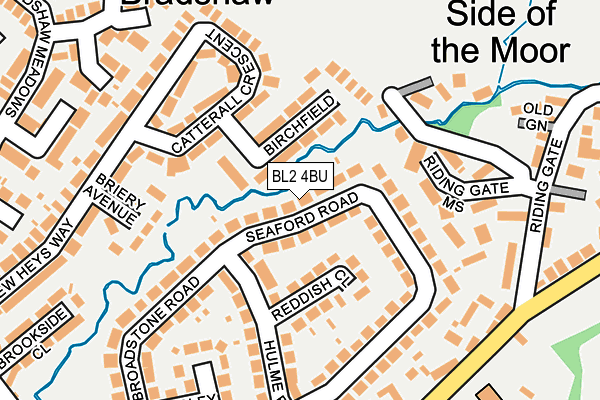 BL2 4BU map - OS OpenMap – Local (Ordnance Survey)