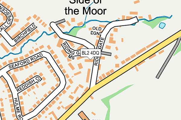BL2 4DQ map - OS OpenMap – Local (Ordnance Survey)