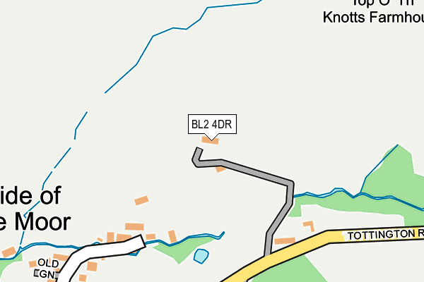 BL2 4DR map - OS OpenMap – Local (Ordnance Survey)