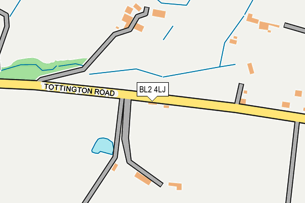 BL2 4LJ map - OS OpenMap – Local (Ordnance Survey)