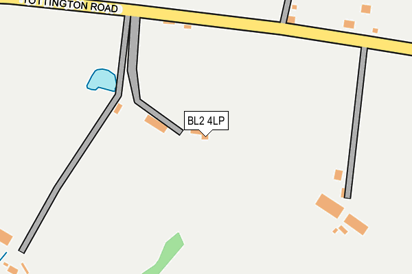 BL2 4LP map - OS OpenMap – Local (Ordnance Survey)