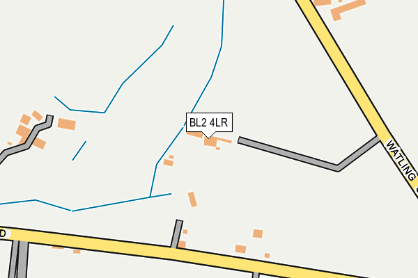 BL2 4LR map - OS OpenMap – Local (Ordnance Survey)