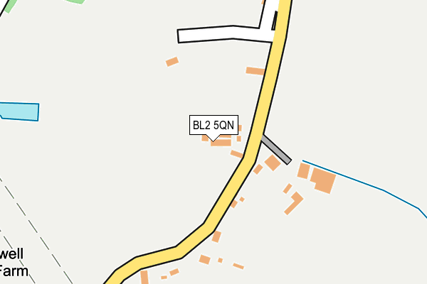 BL2 5QN map - OS OpenMap – Local (Ordnance Survey)