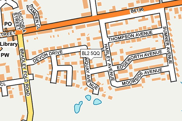 BL2 5QQ map - OS OpenMap – Local (Ordnance Survey)