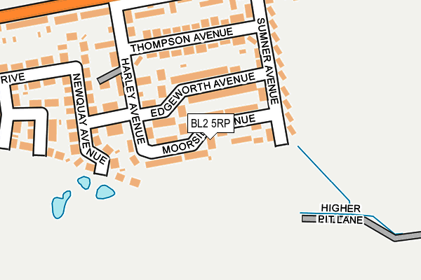 BL2 5RP map - OS OpenMap – Local (Ordnance Survey)