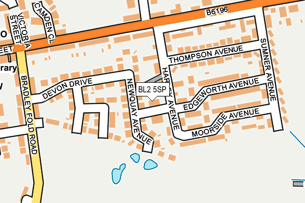 BL2 5SP map - OS OpenMap – Local (Ordnance Survey)