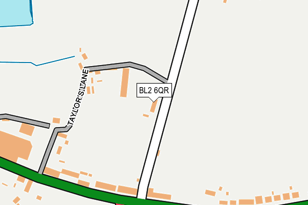 BL2 6QR map - OS OpenMap – Local (Ordnance Survey)
