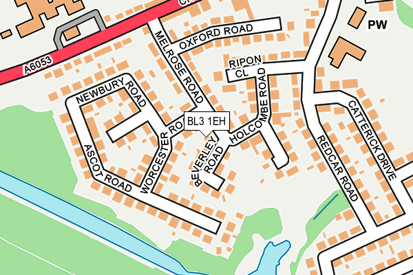 BL3 1EH map - OS OpenMap – Local (Ordnance Survey)