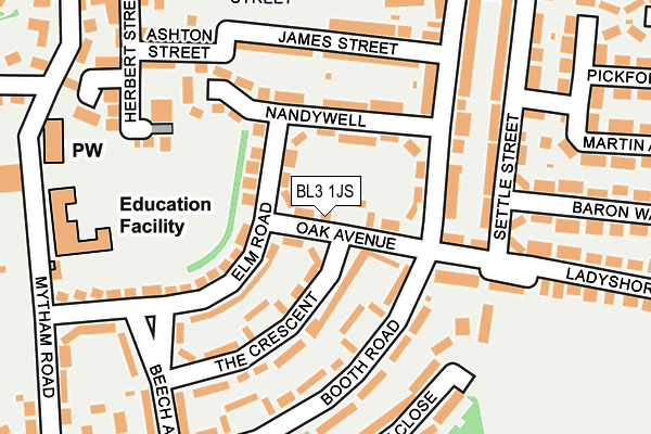 Map of HELEN MEREDITH LIMITED at local scale