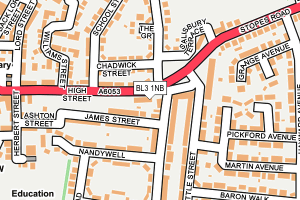 Map of STANMORE GROUP LIMITED at local scale