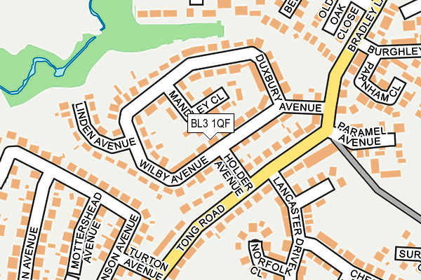 BL3 1QF map - OS OpenMap – Local (Ordnance Survey)