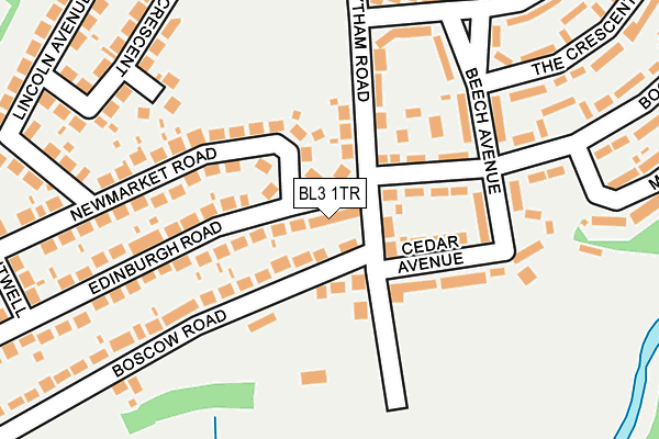 BL3 1TR map - OS OpenMap – Local (Ordnance Survey)