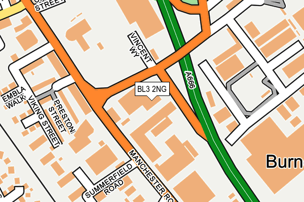 BL3 2NG map - OS OpenMap – Local (Ordnance Survey)