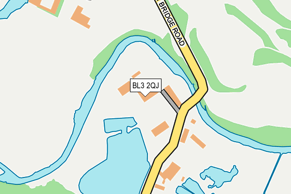 BL3 2QJ map - OS OpenMap – Local (Ordnance Survey)