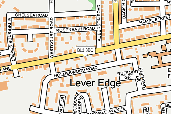BL3 3BQ map - OS OpenMap – Local (Ordnance Survey)