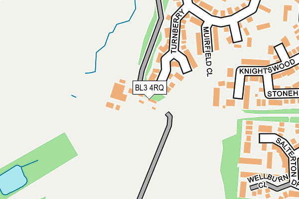 BL3 4RQ map - OS OpenMap – Local (Ordnance Survey)