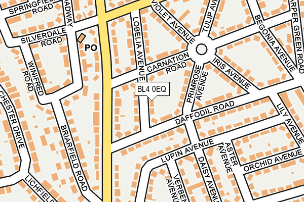 BL4 0EQ map - OS OpenMap – Local (Ordnance Survey)