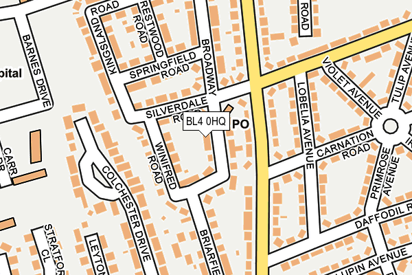 BL4 0HQ map - OS OpenMap – Local (Ordnance Survey)