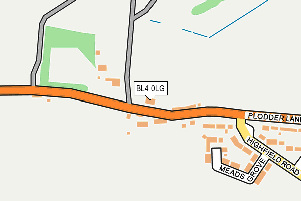 BL4 0LG map - OS OpenMap – Local (Ordnance Survey)