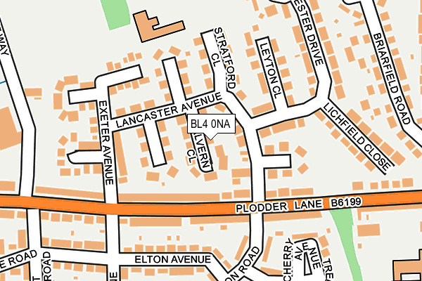 BL4 0NA map - OS OpenMap – Local (Ordnance Survey)