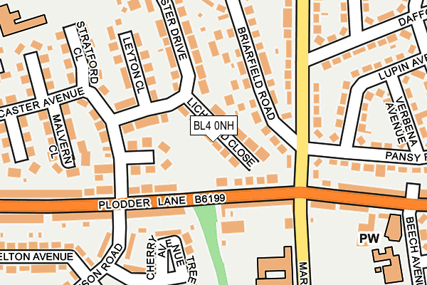 BL4 0NH map - OS OpenMap – Local (Ordnance Survey)