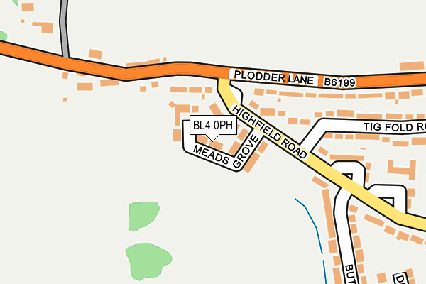 BL4 0PH map - OS OpenMap – Local (Ordnance Survey)
