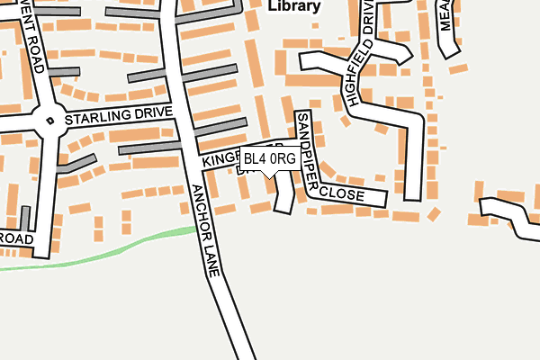 BL4 0RG map - OS OpenMap – Local (Ordnance Survey)