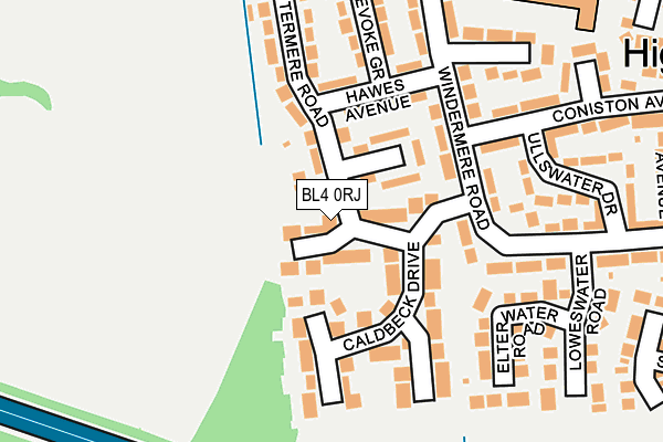 BL4 0RJ map - OS OpenMap – Local (Ordnance Survey)