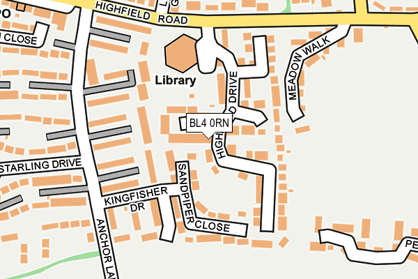 BL4 0RN map - OS OpenMap – Local (Ordnance Survey)