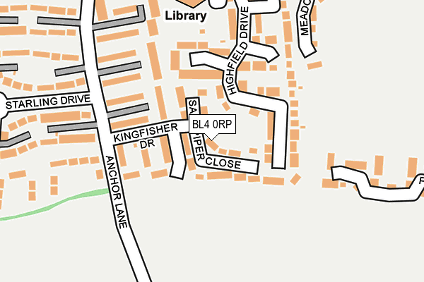 BL4 0RP map - OS OpenMap – Local (Ordnance Survey)