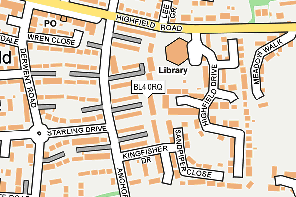 BL4 0RQ map - OS OpenMap – Local (Ordnance Survey)