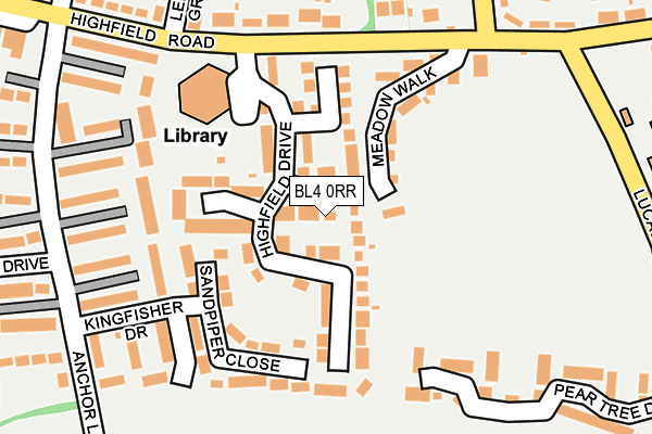 BL4 0RR map - OS OpenMap – Local (Ordnance Survey)