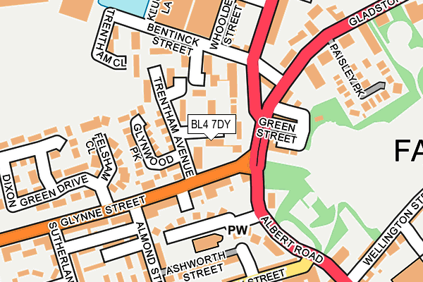 BL4 7DY map - OS OpenMap – Local (Ordnance Survey)