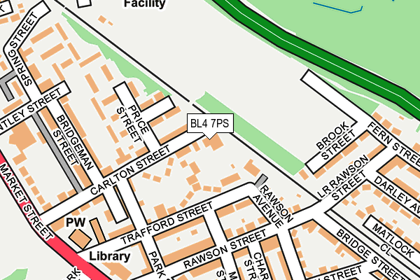 BL4 7PS map - OS OpenMap – Local (Ordnance Survey)