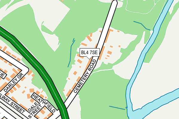 BL4 7SE map - OS OpenMap – Local (Ordnance Survey)