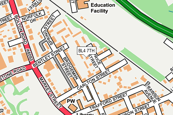 BL4 7TH map - OS OpenMap – Local (Ordnance Survey)