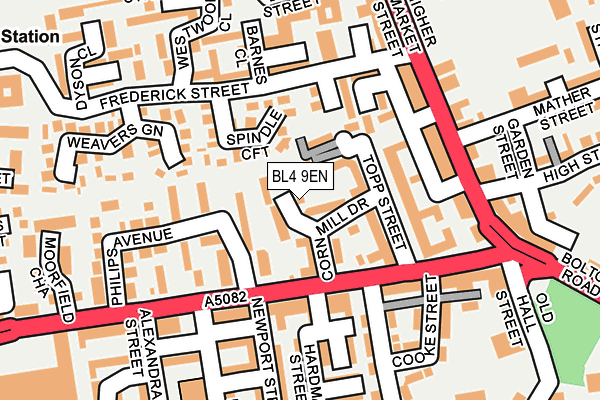 BL4 9EN map - OS OpenMap – Local (Ordnance Survey)