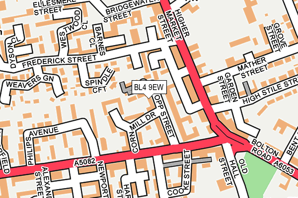 BL4 9EW map - OS OpenMap – Local (Ordnance Survey)