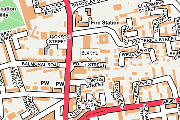 BL4 9HL map - OS OpenMap – Local (Ordnance Survey)