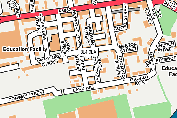 BL4 9LA map - OS OpenMap – Local (Ordnance Survey)