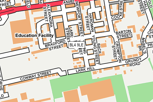 BL4 9LE map - OS OpenMap – Local (Ordnance Survey)