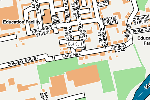 BL4 9LH map - OS OpenMap – Local (Ordnance Survey)