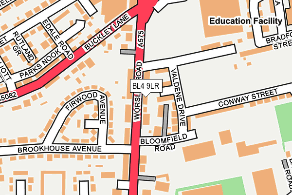 BL4 9LR map - OS OpenMap – Local (Ordnance Survey)