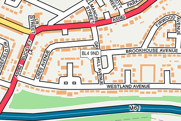 BL4 9ND map - OS OpenMap – Local (Ordnance Survey)
