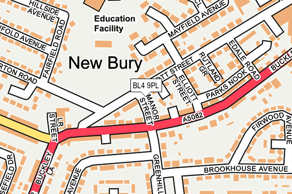 BL4 9PL map - OS OpenMap – Local (Ordnance Survey)
