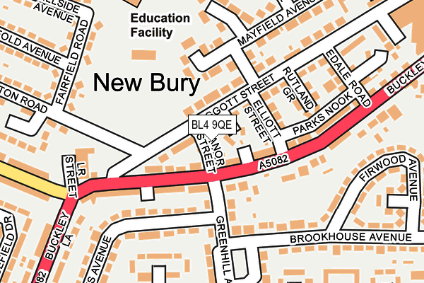 BL4 9QE map - OS OpenMap – Local (Ordnance Survey)