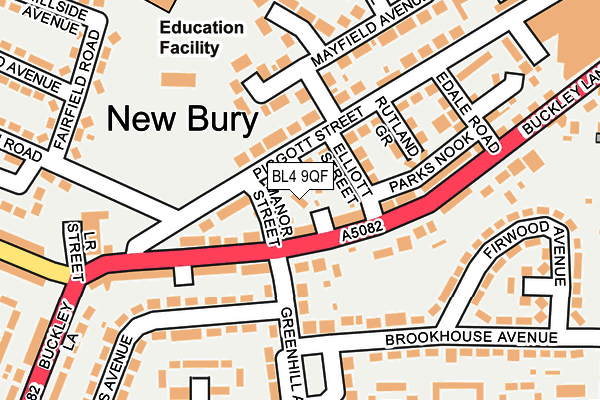 BL4 9QF map - OS OpenMap – Local (Ordnance Survey)